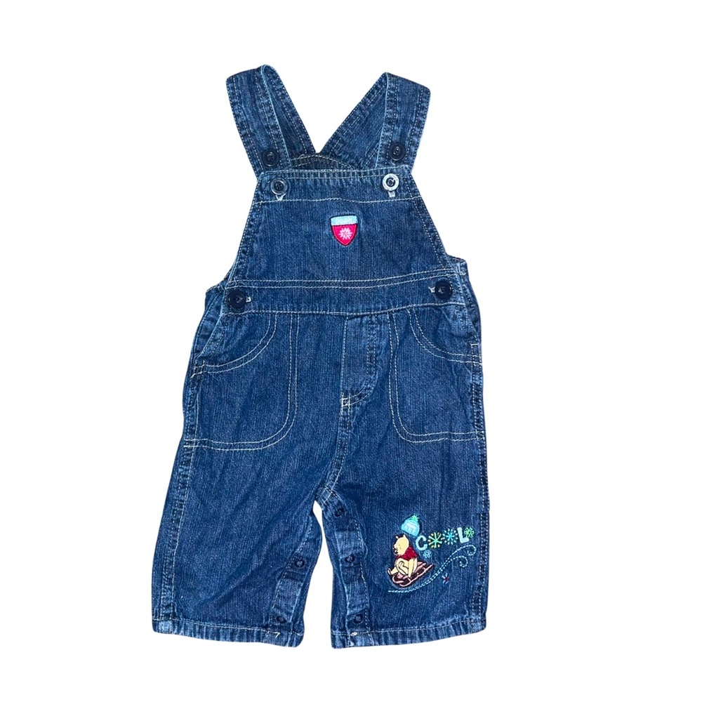 Winnie The Pooh Winter Theme Overalls